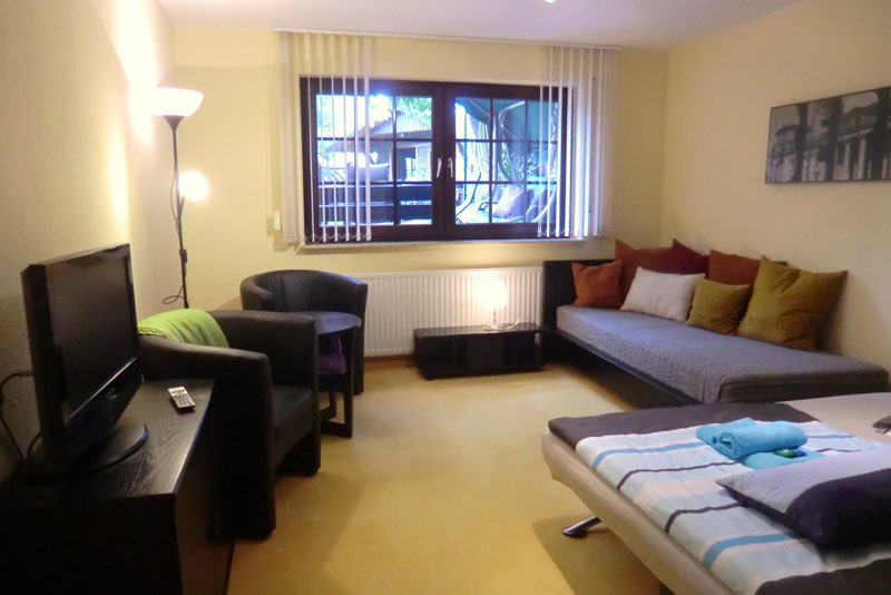 Souterrainwohnung der Ferienwohnung Kirschenhagen